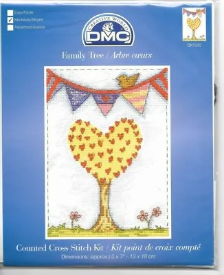 Family Tree Cross Stitch Kit By DMC • £12.99
