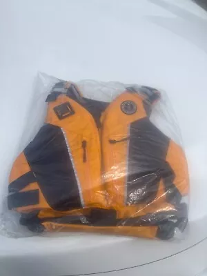 New W/ Tags MTI MUSTANG SURVIVAL Life Jacket Orange / Grey Adult M / L • $49.99