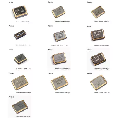 3225 SMD/SMT Crystal Oscillator Resonator Active/Passive Values Of 10Mhz - 48Mhz • $3.15