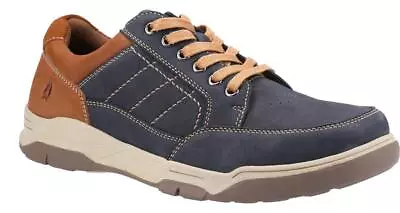 Mens Hush Puppies Finley Casual Lace Up Smart Leather Shoes Sizes 6 To 12 • £39.99