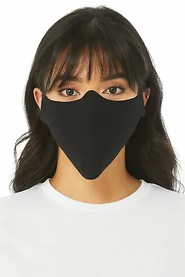 New Bella Canvas Lightweight Fabric Face Cover Mask 100% Cotton Black 10Pack • $1