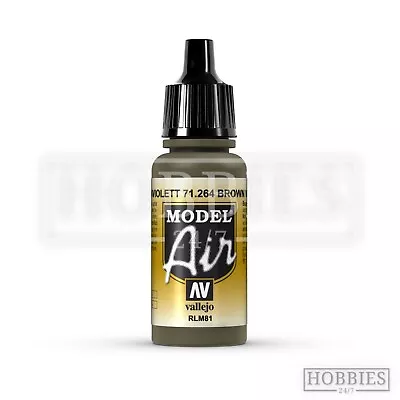 Vallejo Model Air Paints Acrylic Airbrush Colours 263 To 348 Spray 17ml Bottles • £4.49