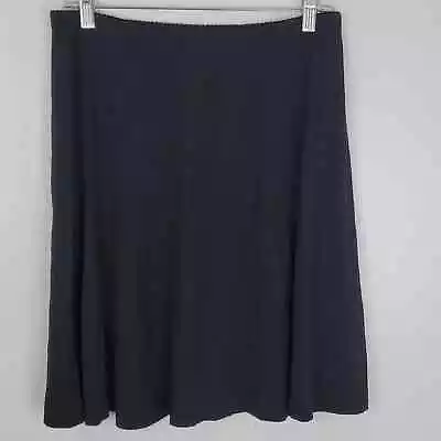 J Jill Skirt Wearever Collection Stretch Unlined Black Flowy Pull On Womens S • $23.75