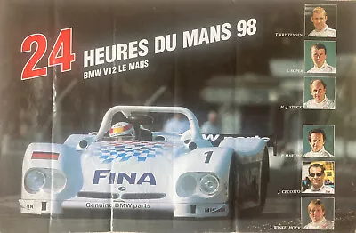 BMW Le Mans Poster France 1998  • £19.59