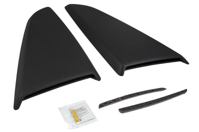 $204.95 • Buy 2015-2023 Mustang Coupe Side Quarter Window Scoops Matte Black Pair - LH RH