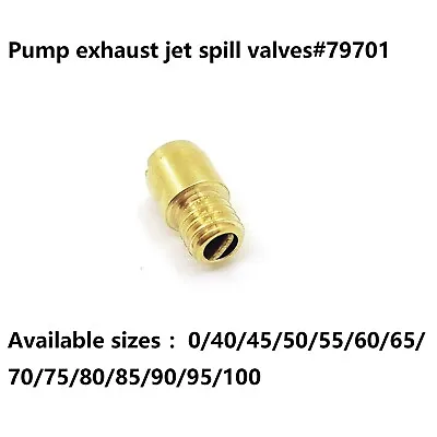 Pump Exhaust Spill Valve #79701 For Weber DCOE IDA IDF ICH Carb Size 0 40-100 • $9.90