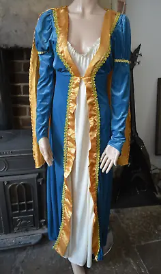 £12.50 • Buy California Costume Velvet Medieval Fancy Reenactment Dress Renaissance Lady S M