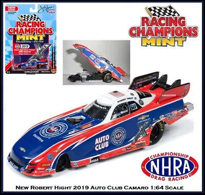 Racing Champion 1/64th Die Cast Car Robert Hight 2019 AAA Camaro Funny Car SP11 • $6.95