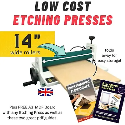 A3 Hand Lino Press A3 Linocut Press Machine - Easier On The Hands • £190