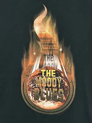 The Moody Blues Shirt Mens Medium Black Concert Tee 2003 Tour • $25