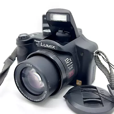 Panasonic Lumix DMC-FZ7 12x Leica Zoom 6MP Retro Digital Bridge Camera & Charger • £36.95