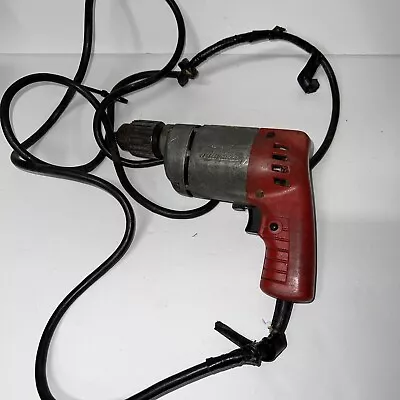 Milwaukee 3/8  Variable Speed Corded Drill Driver 0222-1 Needs New Cord • $39.99