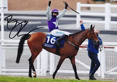 Horse Racing - Bryan Cooper- Hand Signed 12x8 Inch Photograph - COA • £15