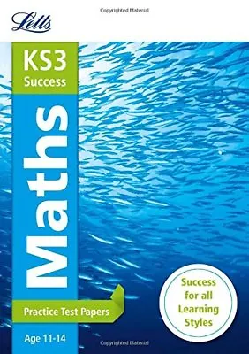 KS3 Maths: Practice Test Papers (Letts KS3 Revision Success - New 2014 Curricu • £2.58