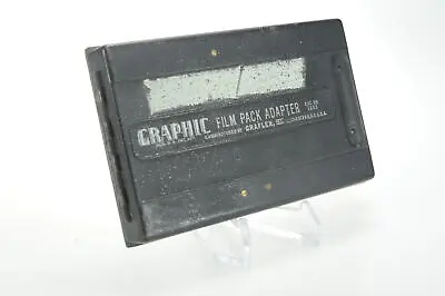 Graphic Film Pack Adapter 2 1/4 X3 1/4 By Graflex Cat. 1132 #G430 • $9.36