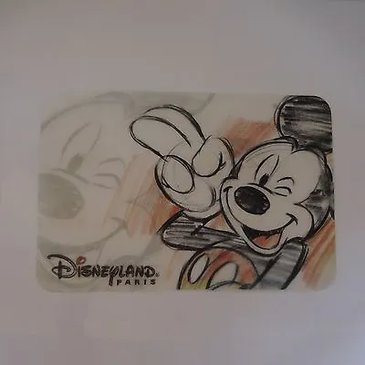 2 Sets De Table Board Drawing Disneyland Paris Mickey Vintage • $344.20