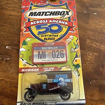 2002 Matchbox Across America Michigan Auto Works 1921 Ford Model T • $6.99