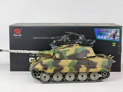 £329 • Buy RC Tank BB 1:16 Metal Pro Barrel Recoil V7 IR Smoke Sound Panzer Tiger Leopard
