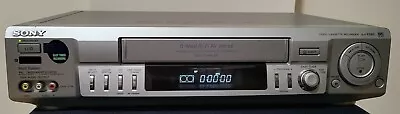 SONY SLV-ED60PS VCR VHS Videophile 6 Head Sapphire PAL MESECAM NTSC Vintage RARE • $614