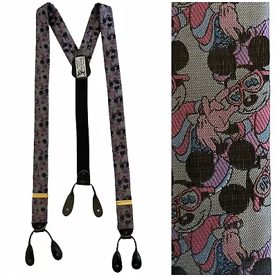 Vintage Disney The Tie Works Mickey Mouse Sunglasses Suspenders By Balancine • $29.99