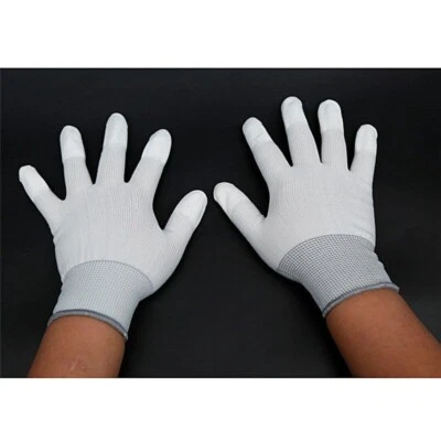 $13.99 • Buy 12 Pairs ESD PC Computer Working Anti-static Gloves Safety With PU Non Slip