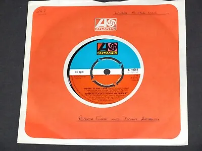 £4 • Buy Roberta Flack & Donny Hathaway - Where Is The Love Vinyl Single