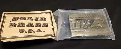 Vintage NOS BF Goodrich Brass Belt Buckle 1978 In Original Package • $23.09