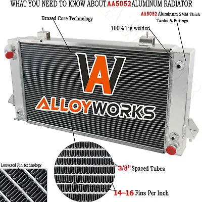 4 Row Radiator For 1987-1998 Land Rover Discovery I II / Range Rover 3.9 4.0L AT • $199