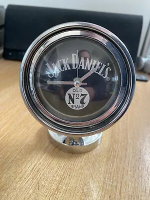 Jack Daniel's Old No. 7 Alarm Clock Black & Chrome • £25