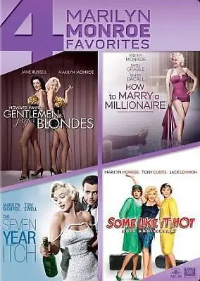 Marilyn Monroe Favorites - 4 Discs 4 Movies - DVD Box Set - Brand New/Sealed • $19.99