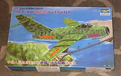 The Plaaf Mig- 15 Bis Fighter Trumpeter Model # 02204 ~Sealed Bags!!~ • $47.95