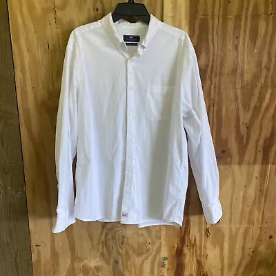 Vineyard Vines Shirt. Long Sleeve Button-Down Men's XL White Shirt • $17.90