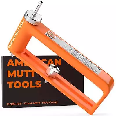 Sheet Metal Hole Cutter – Cut 2 – 12  Holes In 24ga Steel And 26ga Stainless • $39.99