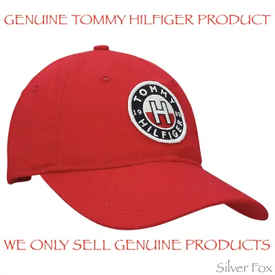 Genuine Tommy Hilfiger Tommy Jeans Am Gordon Red Unstructured Cap Hat Brand New • $34.95