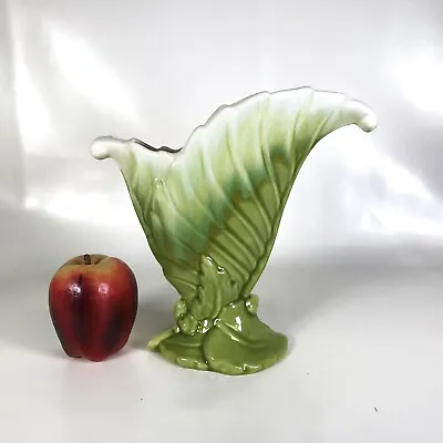 Royal Haeger Leaf Vase With Drip Glaze • $30