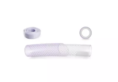 £31.99 • Buy Clear Braided PVC Hose Pipe Tube Reinforced / Food Safe Grade / Water Liquid Oil
