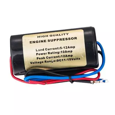 12V APS 12 Amp Audio CB/Radio Noise Filter Suppressor Stereo Car Audio Part • £10.51