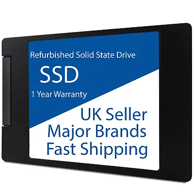 SSD Solid State Drive 120GB 240GB 256GB 500GB 1TB Laptop Desktop Gaming 2.5  • £6.98