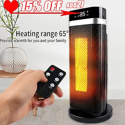 Electric Space Heater Low Energy 1500W Ceramic Fast Heating Fan Heater ECO Mode • £26.95