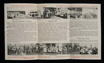 1920s? Home And School For Children The Loyal Order Of Moose Flyer Mooseheart IL • $11.33