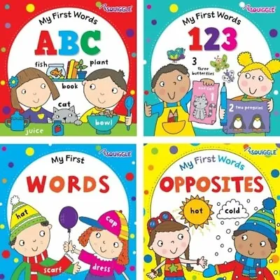 £7.48 • Buy Early Learners Board Books -Toddlers Children Fun ABC Words Books Set Of 4 Books