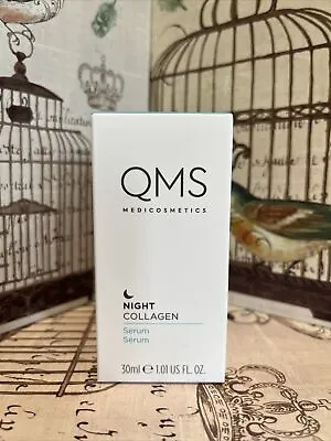 QMS Medicosmetics Night Collagen Serum - 30ml BNIB Sealed Box • £24.95