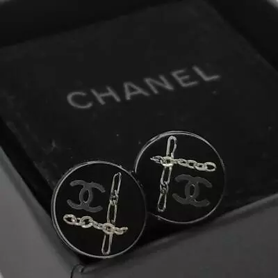 Chanel Coco Mark Cc Chain Round Earrings 323 • £307.35