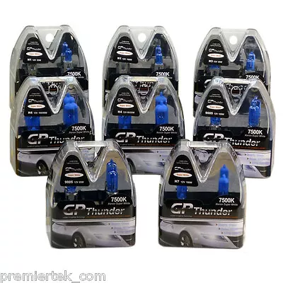 Gp Thunder 7500k Standard Wattage Super White Halogen Bulbs • $8.99