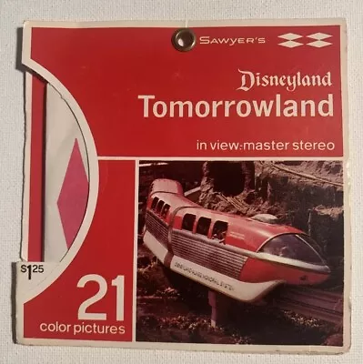 RARE Sawyer's Disneyland TOMORROWLAND Experimental Swing Out Packet A1791 2 & 3 • $20