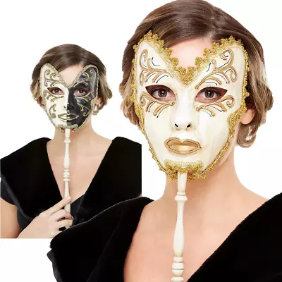 Venetian Mask Opeara Signer Masked Masquerade Ball Fancy Dress Prop Ladies • £6.99