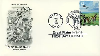 US 3506a FDC Great Plains Prairie ArtCraft • $1.50