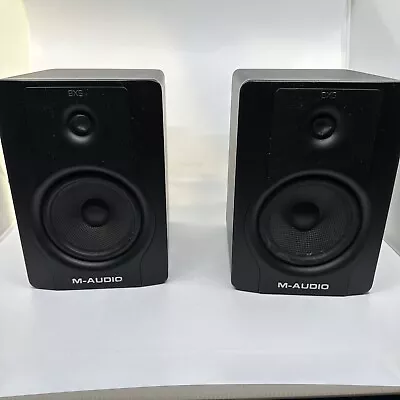 PAIR Of M-Audio BX5 Carbon Black 5  Powered Studio Monitor Speakers • $91