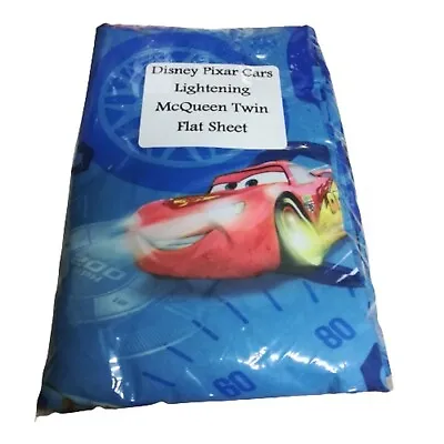 Disney Pixar Cars Twin Flat Sheet Lightning McQueen 100% Polyester • $12.99