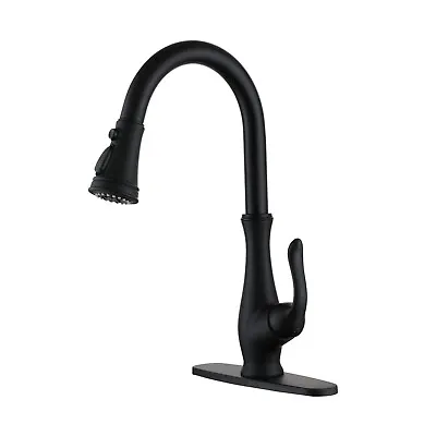 Clihome Pull Down Sprayer Kitchen Faucet Sink Faucet Modern Single Handle Faucet • $87.55